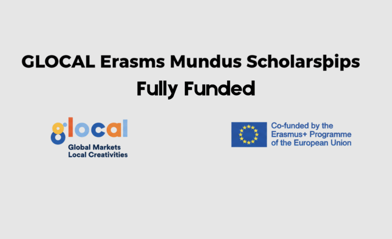 2026 GLOCAL Erasmus Mundus Scholarships for International Students (Fully Funded)